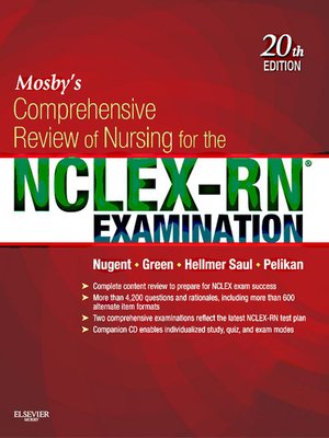 cover image of Mosby's Comprehensive Review of Nursing for the NCLEX-RN&#174; Examination